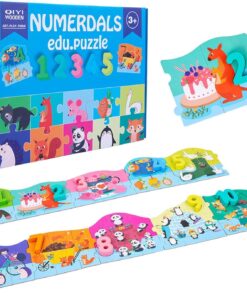 Set 10 puzzle-uri cu cifrele de la 1 la 10, 3 ani