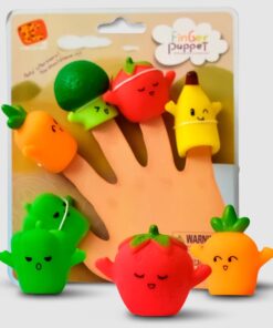 Set 5 papusi pentru mana, marionete-Legume, 3 ani