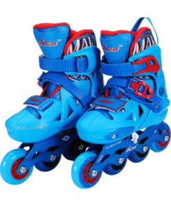 Set Role reglabile cu rulmenti ABEC 9, 31-34 cm, Albastru