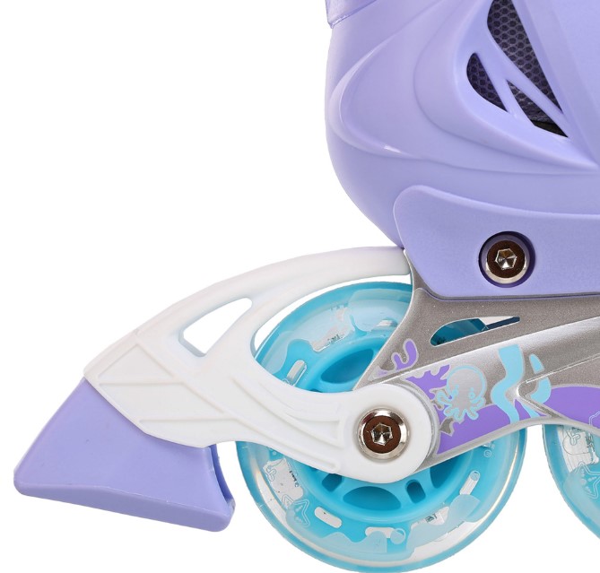 Set Role reglabile si echipament protectie, 27-30 cm, Mov - imagine 6
