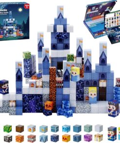 Set de constructie 3D, magnetic cu 100 de piese, FROZEN