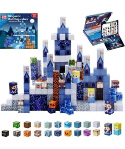 Set de constructie 3D, magnetic cu 200 de piese, FROZEN