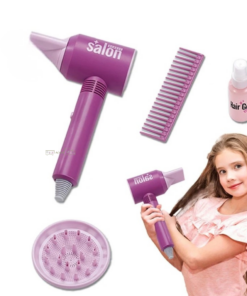 Set uscator de par, cu accesorii, 19cm, 3 ani+