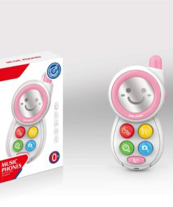Telefon bebelusi cu sunete si efecte, 0 luni, Roz
