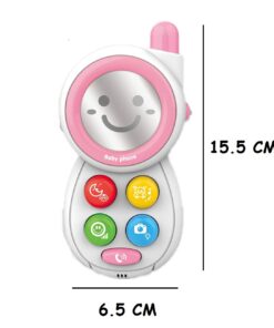Alternative view of Telefon bebelusi cu sunete si efecte, 0 luni, Roz