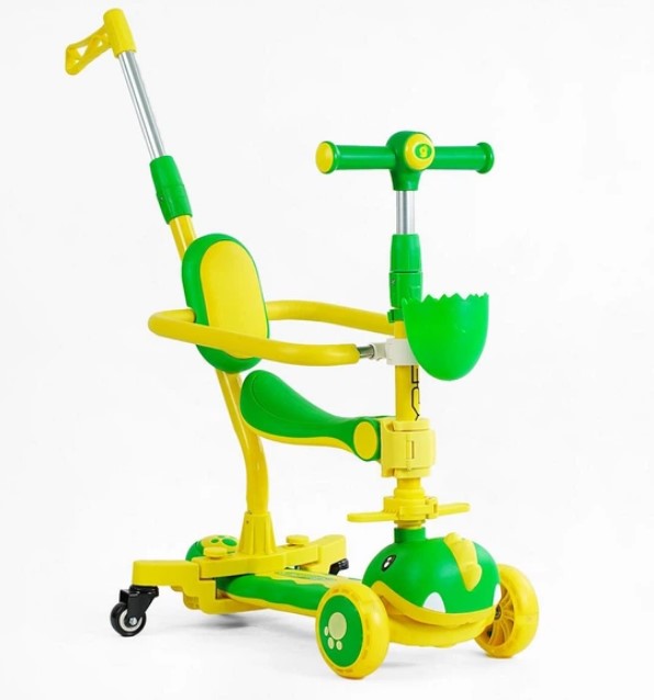 Trotineta 6 IN 1 cu sunete si lumini, 1-6 ani, Vernil - imagine 12