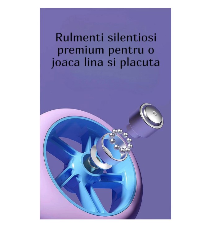 Trotineta pliabila cu 2 roti, sunete, lumini si frana pe ghion, Roz, 4-12 ANI - imagine 7