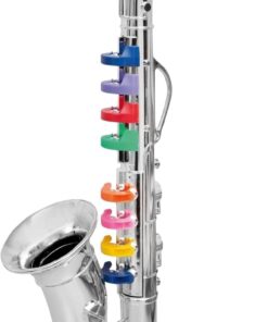 Alternative view of Saxofon cu 8 note muzicale pentru copii, 6 ani+