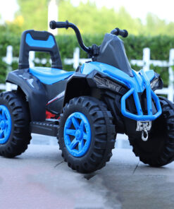 Alternative view of Masinuta Electrica cu telecomanda,USB, Bluethooth, 6V, 2-7 ani, ATV Albastru