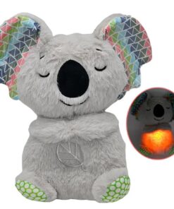 Jucărie de pluș bebelusi, Koala interactivă cu funcție de respirație și lumină, 3 ANI